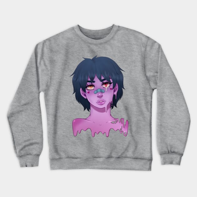 Yuck, I Love Her Crewneck Sweatshirt by Hazardous Demons